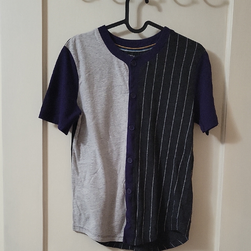 Kids Baseball Style Ss Tee